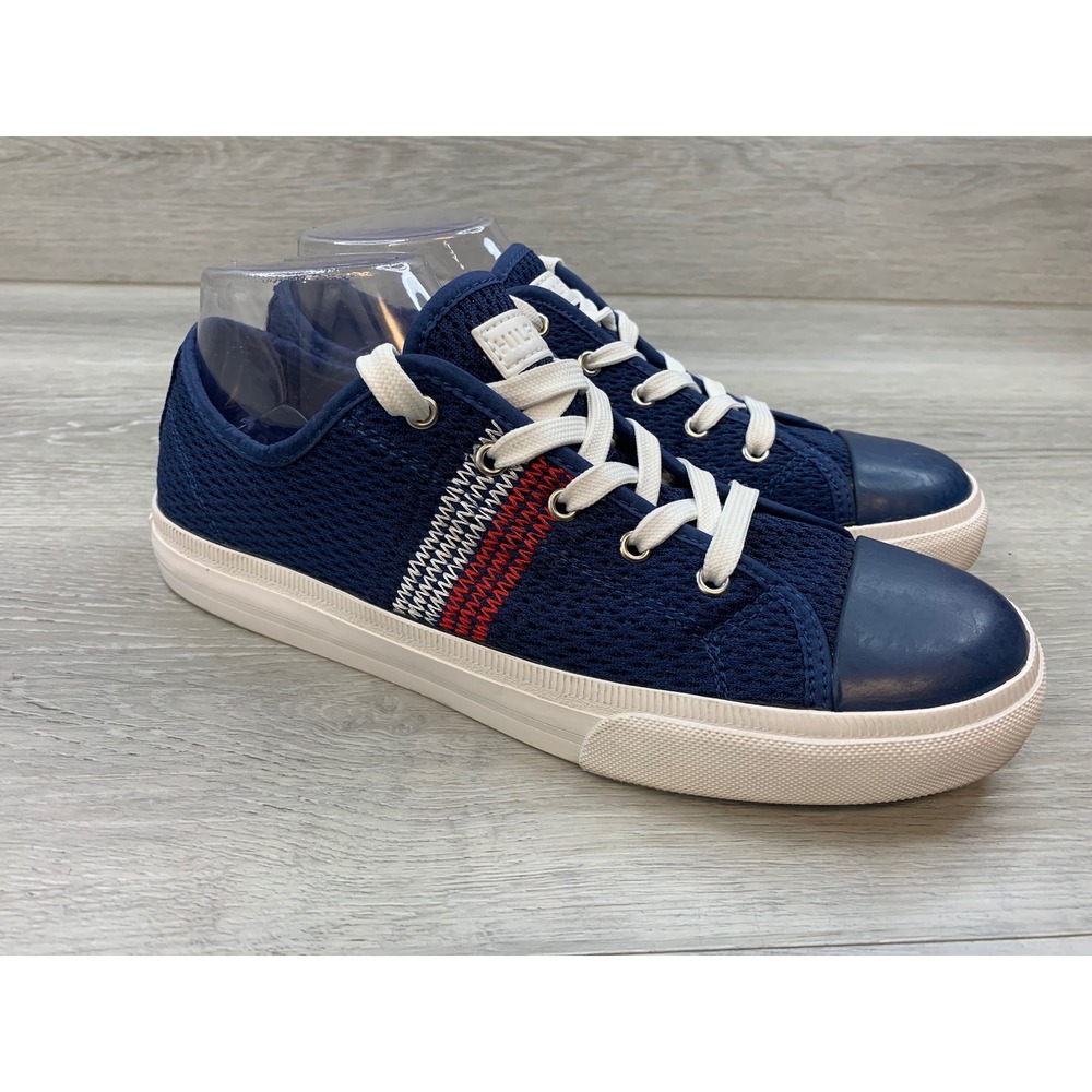 Tommy Hilfiger Women's 9 Navy Blue Mesh Low Top Sneakers Casual Walking Shoes
